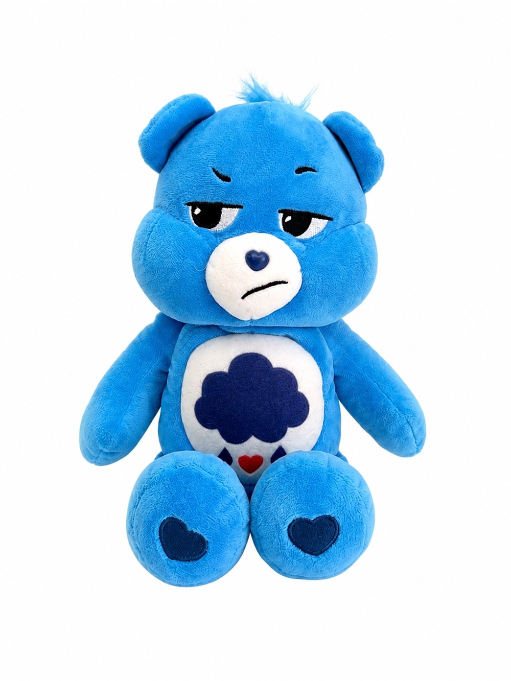 Care Bears Grumpy Bear Plush 14” Blue Stuffed Animal 2021 Basic Fun Soft Toy